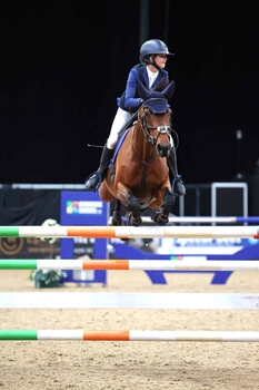 Hollie Gerken lands the Leading Pony Showjumper of the Year title at HOYS with Ramiro High Society